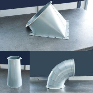 Elbow making machine for sheet metal fabrication