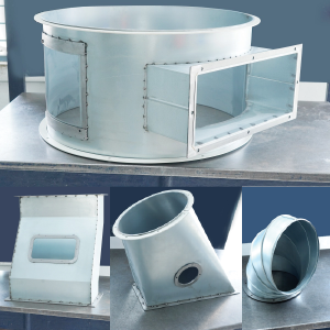 Elbow making machine for sheet metal fabrication